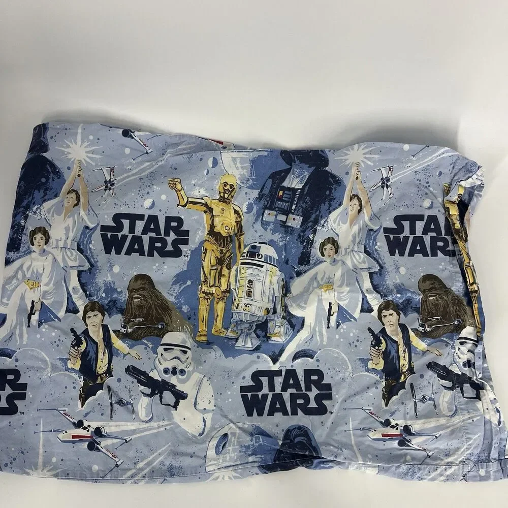 Pottery Barn Kids Cotton Star Wars Empire Strikes Back 3 pc Twin Sheet Set